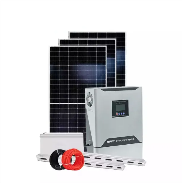 Off Grid Solar Energy System 1KW 2KW 3KW 4KW 5KW 10KW Solar Panel System With Batteries For Home